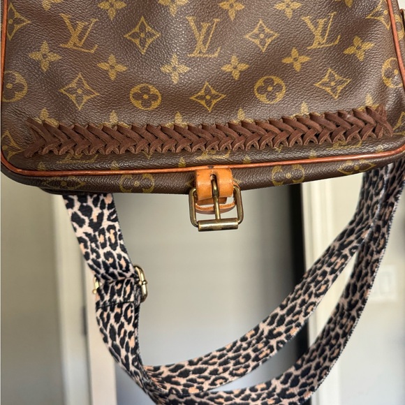 Authentic Louis Vuitton braided vintage boho crossbody fringeless - Picture 4 of 13